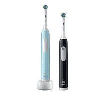 Oral-B Electric Toothbrush Duo pack Pro Series 1 included 2 ( 8001090915016 Pro1 Duo BlueBlack Pro series 1 Duo black and blue PRO1CRSDUO ) mutes higiēnai
