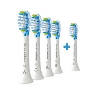 Sonicare C3 Premium Plaque Defence zobu birstes uzgalis (4+1) balts HX9045/87 ( HX9045/87 8720689036955 ) mutes higiēnai