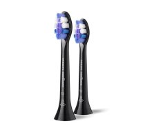 Sonicare Sensitive Standarta Sonic zobu birstes uzgalis 2gab melns HX6052/88 ( HX6052/88 ) mutes higiēnai
