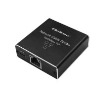 Qoltec Rozdzielacz Splitter mini SWITCH 1x2 port RJ45 1000Mbps USB-C Aluminium 5901878522494 (5901878522494) ( JOINEDIT69051578 )