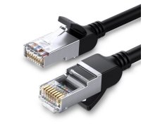 Kabel sieciowy UGREEN z metalowymi wtyczkami Ethernet RJ45 Cat.6 UTP 0 5m (czarny) UGR299 (6957303851904) ( JOINEDIT70502828 )