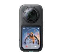 Insta360 X6 Standard Bundle 8K 360 degrees kamera Midnight Black (6942590200320) ( 6942590200320 935565 CINSABXA CINSABXA_X601 CINSABXA-X6-STR-BLK ) sporta kamera