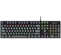 Aula S2022 RGB Vada spelu mehaniska klaviatura (EN/RU) ar 106 pogam 6948391240527 ( 6948391240527 6946594 S2022 ) klaviatūra