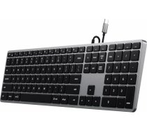 Satechi Slim W3 Keyboard USB-C with numpad (gray) ( 0879961009083 360999 ST-UCSW3M ) klaviatūra