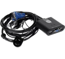 CS22U-A7 2-Port USB VGA KVM Switch CS22U-A7 (4710423775978) ( JOINEDIT92116512 ) kabelis vads