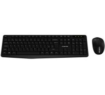 Klawiatura + mysz Canyon CANYON Zestaw klawiatura i mysz SET-W01 Bezprzewodowy Czarny 14858429 (5291485017088) ( JOINEDIT72550761 )
