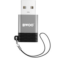 Adapter USB Conceptronic BZ-38 USB-A - USB-C Szary (BZ-38) BZ-38 (6933654806473) ( JOINEDIT85165761 )