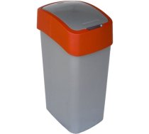 Atkritumu spainis Flip Bin 45L sudraba/sarkana 3253922172080 ( 0802172547 CRV195024 CUR000176 )