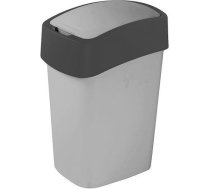 Atkritumu spainis Flip Bin 9L sudraba/peleks 3253922170031 ( 3253922170031 0802170686 CUR000010 )