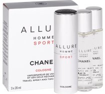 Chanel Allure Homme Sport Cologne Eau de Cologne 3x20 Men ( PERFUM 97631 3145891233001 )