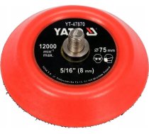 Yato YATO DYSK / TALERZ POLERSKI Z RZEPEM 75mm 5/16apos;apos; ( YT 47870 )