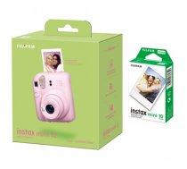 Fujifilm Instax Mini 12 Camera + Instax Mini Glossy (10pl) Blossom Pink ( 4779051161645 05962FJF 4741326405280 ) Digitālā kamera