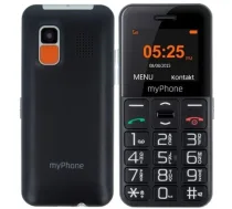 myPhone Halo Easy Black 1.77 " TFT 24 MB 32 MB Single SIM Bluetooth Main camera resolution 0.3 MP 1000 mAh TEL000412 (5902052866632) ( JOINEDIT92293842 ) telefons