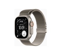 Apple Watch Ultra 3GPS + Cellular49mmNatural Titanium Case with Natural Titanium Milanese Loop - Medium Apple MEWY4ET/A (195950609677) ( JOINEDIT84995486 ) Viedais pulkstenis smartwatch