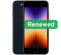 Apple Renewed Grade B Apple iPhone SE (2022) Midnight 4.7 " Retina IPS 128 GB 5G iOS RAPipse22-5bb32N (4770070883983) ( JOINEDIT88381344 )