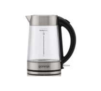 Gorenje Kettle K17GDWII 2200 W Electric 1.7 L 360 degrees rotational base Stainless steel/Glass Stainless steel/Transparent K17GDWII (3838782826948) ( JOINEDIT87304915 ) Elektriskā Tējkanna