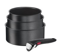 Tefal Ingenio Daily Chef 4 prieksmeti - Katlu komplekts + rokturis ( L7629002 )
