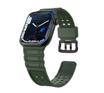 Hurtel Strap Triple Protection pasek Apple Watch SE 8 7 6 5 4 3 2 1 (41 40 38 mm) opaska bransoleta zielony ( 9145576276136 )
