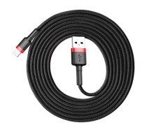 Kabel USB Baseus USB-A - Lightning 2 m Czarno-czerwony (6953156275027) ( 6953156275027 191444 31564-uniw 46811-uniw CALKLF-C19 ) USB kabelis