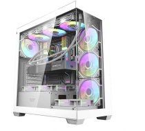 Obudowa komputerowa Darkflash DS900 (biala) + 7 wentylatorow ARGB ( DS900 White + fans 5905316148963 ) Datora korpuss
