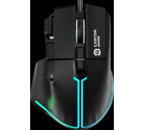 CANYON mouse Fortnax GM-636 RGB 9buttons Wired Black ( CND SGM636B 13340552 5291485015596 ) Datora pele