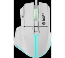 CANYON mouse Fortnax GM-636 RGB 9buttons Wired White ( CND SGM636W 13340557 5291485015602 ) Datora pele
