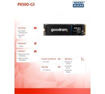 SSD GOODRAM PX500 GEN.3 PCIe 3x4 512GB M.2 2280 RETAIL ( SSDPR PX500 512 80 G3 ) SSD disks