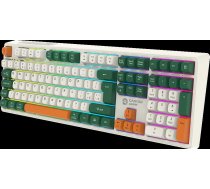 CANYON keyboard Shadder GKW-11 Mech RGB UK/US Wireless White ( CND SKBW11 14830520 ) klaviatūra