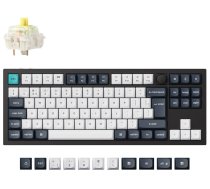 Keychron Q3 Max 80% TKL Banana Switch Carbon Black ( Q3M M4 14439358 4895248865513 ) klaviatūra