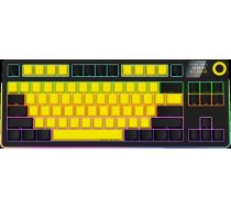 LORGAR KBP70TKLW Wireless TKL Mechanical Gaming Keyboard Pro Black/yellow EN layout ( LRG KBP70TKLW YL US 15303331 ) klaviatūra