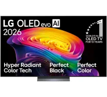 LG OLED 4K evo AI C6 televizorius OLED77C61LA 77 Smart TV webOS UHD Juoda spalva OLED77C61LA.AEU (8806096686126) ( JOINEDIT92340302 ) LED Televizors