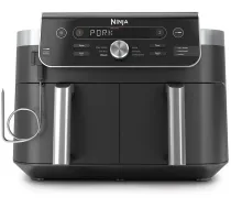 Karšto oro gruzdintuvė Ninja Dual Zone XL DZ950EU pilka sp. 2470 W 9.5 l + išmanus termometras DZ950EU (0622356353229) ( JOINEDIT94641772 ) Fritēšanas iekārta