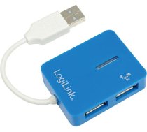 LogiLink Prisijungti USB 2.0 Hub 4-Port Smile Mėlyna UA-0136 (4052792007817) ( JOINEDIT84184337 ) atmiņas karte