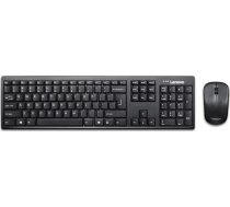 Keyboard + mouse set Lenovo 100 Wireless Combo Keyboard Mouse GX30L66303 (USB 2.0; (EN); black color; Optical; 1000 DPI) ( GX30L66303 ) klaviatūra