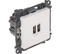Legrand GNIAZDO LADOWANIA LE-753112 Valena Life 2 PORTY USB 2.4A/5V LEGRAND LE-753112 (3414970546128) ( JOINEDIT66529988 )