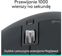 Logitech MX Master 3S Graphite ( 910 007501 11870468 5099206129382 910007501 CP45257 ) Datora pele