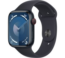 Išmanusis laikrodis Apple Watch Series 9 GPS + Cellular 45 mm Vidurnakčio spalvos aliuminio korpusas su vidurnakčio spalvos sportiniu dirž ( MRMD3ET/A )