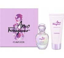 Salvatore Ferragamo Amo Ferragamo - Flowerful Set : Amo Ferragamo Flowerful Eau De Toilette For Women 50 ml + Amo Ferragamo Flowerful Sh 13442858 (8052086376533) ( JOINEDIT80125337 )