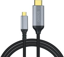 Cable USB-C to HDMI v2.0b 3m copper CL-184 ( SAVKABELCL 184 ) USB kabelis