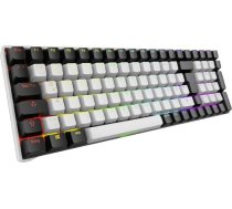Sharkoon SKILLER SGK50 S2 White Gaming-Tastatur Gateron Red ( 4044951040834 ) klaviatūra