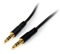 Kabel StarTech Jack 3.5mm - Jack 3.5mm 3m czarny (MU10MMS) MU10MMS (065030841238) ( JOINEDIT79138644 ) kabelis video audio