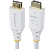 Kabel StarTech HDMI - HDMI 3m bialy (HDMI2-CABLE-4K60-10W) HDMI2-CABLE-4K60-10W (0065030911634) ( JOINEDIT79366696 ) kabelis video audio