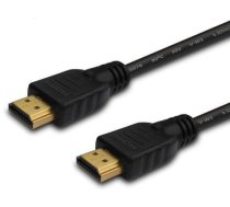 HDMI cable CL-195 SAVIO 2m black ( SAVKABELCL 195 ) kabelis vads