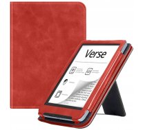 Pokrowiec Strado Etui Strap z uchwytem i podstawka do PocketBook Verse Pro 629 634 Czerwone 15546707 (5905101596610) ( JOINEDIT79538460 ) Elektroniskais grāmatu lasītājs