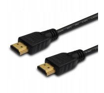 SAVIO CL-194 HDMI cable 1.5 m black gold-plated connectors v2.0 high speed ethernet/3D ( CL 194 SAVKABELCL-194 ) kabelis video audio
