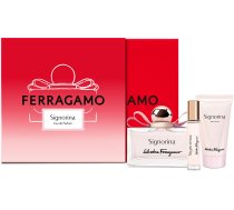 Set Salvatore Ferragamo: Signorina Eau De Parfum For Women 100 ml + Signorina Eau De Parfum For Women 10 ml + Signorina Moisturizing 15808500 (8052464896240) ( JOINEDIT84985091 )