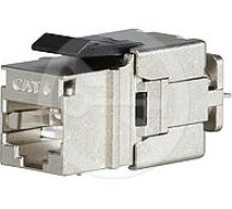 Solarix Szybko-zaciskowy keystone Solarix CAT6 STP RJ45 czarny ( 25286804 SXKJ-6-STP-BK-NA ) tīkla kabelis