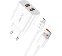 Dual USB charger Foneng EU45 Micro ( EU45 Micro OTHER045514 ) iekārtas lādētājs
