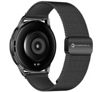 Pasek do Samsung Galaxy Watch Forcell F-Design FS11 magnetyczny stal 20 mm czarny 15562380 (5903396392573) ( JOINEDIT79676144 )
