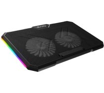 Genesis Laptop Cooler Cooling Pad Fury Gunbai G3 Fans RGB LED Light 2 USB 14.1-17.3" ( NFC 2375 )